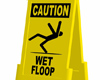 CAUTION | Wet Floop