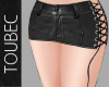 Leather Mini Skirt | RL