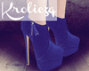 ;KQ;Cobalt blue boots