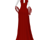 Red Prego Empire Gown