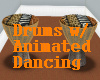 Animated Dance drums