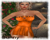 *SW* Orange Denim Dress