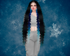 Long blue hair M121
