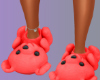 Red Bear Slippers