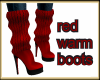 Red Warm Boots