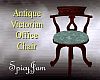 Antq Vict Office Chair B