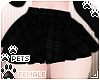 [Pets]Plaid Skirt |Black