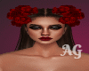 Left & Right Red Rosses