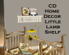 CD Home Decor Lamb Shelf