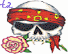 Skull w/rose