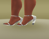 silver Sabra  heels