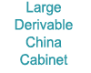 Derivable China Cabinet