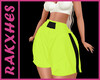 Neon gym shorts