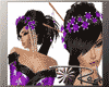 Purple Geisha HairFlower