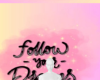 Follow dreams background
