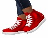 *RED*  SNEAKER  BOOTS