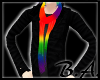 [BA] Jacket Rainbow Scrf