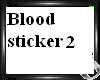 Blood xmas sticker2