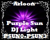 Purple Sun Beam DJ Light