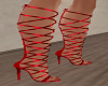 Red Lace Shoes