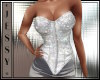 [J] Silver Shiny Corset