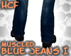 HCF Blue Muscled Jeans 1