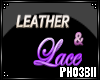 leather lace box