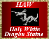 Holy White Dragon Statue