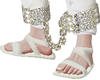 WHITE SANDALS