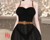 梅 fancy black dress