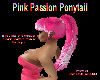 Pink passion ponytail