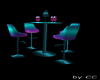 Neon Club Table & Chairs