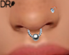 DR- Silver nose piercing