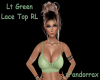 Green Lace Top RL