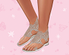 Lace Sandals White