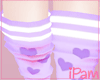 p. babygirl purple socks