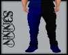 S3N-Black&Blue Pants