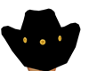Black n Gold Cowgirl Hat