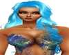 {D} Blue Mermaid Hair