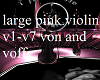 large pink violin