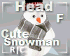 R|C Snowman Head Grey F