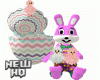 2 POSE EASTER BUNNY