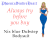 Nix blu Dubstep Bodysuit
