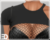 Black Net Corset Top