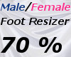 Male/Fem Foot scaler 70%