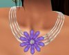 EG PurpleFlower Necklace