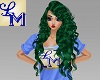 !LM Curly Emerald Dealla