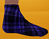 Purple Socks Plaid 2 (M)