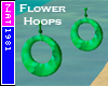 Light Flower Hoops