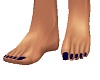 Normal Feet w/Blue Nails